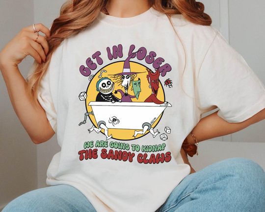Discover Lock Shock Barrel Bathtub Get In Loser We Are Going To Sandy Claws Shirt