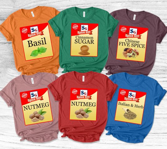 Discover Spice Group Shirt, Group Costume, Thanksgiving Group, Halloween Costume Shirt