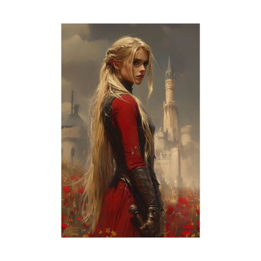 Discover Poster of Aelin Galathynuis Queen Celaena Sardothien Throne of Glass Poster