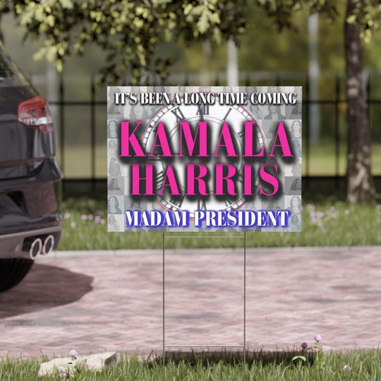 Discover Kamala Harris 2024 Yard Sign