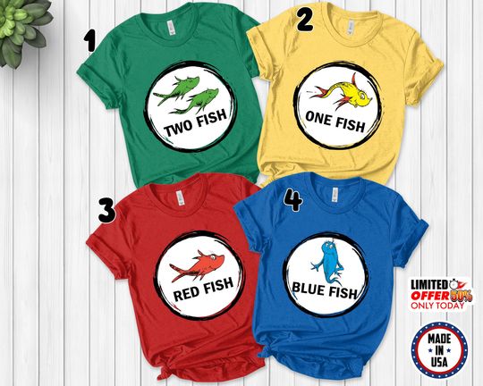 Discover One Fish Two Fish - 1st Birthday Giraffe Shirt
