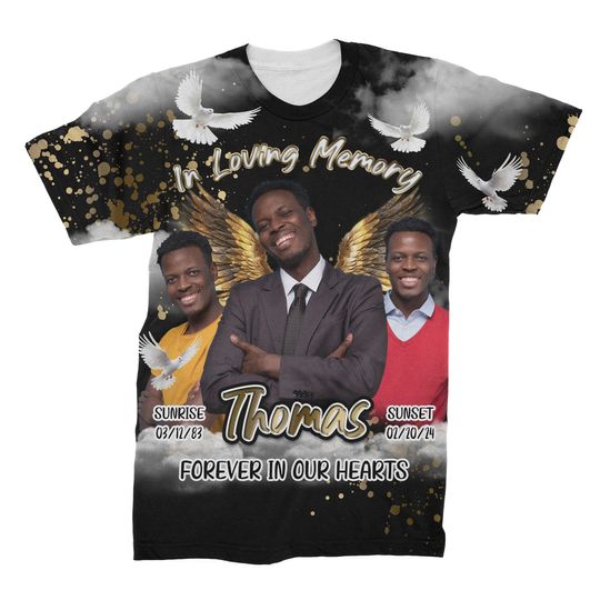 Discover Personalized In Loving Memory Memorial T-Shirt, Custom Shirt
