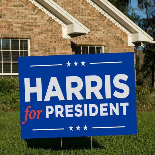 Discover Yard Sign for Madam President, Harris-Walz 2024 Lawn Sign, Kamala Harris Presidential Campaign 2024, Vote Harris Outdoor Sign