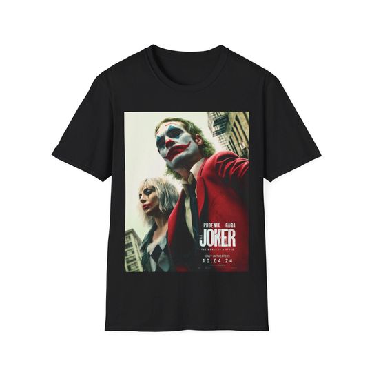 Discover Joker 2 Movie Unisex T-Shirt , Joaquin Phoenix And Ld ga Shirt