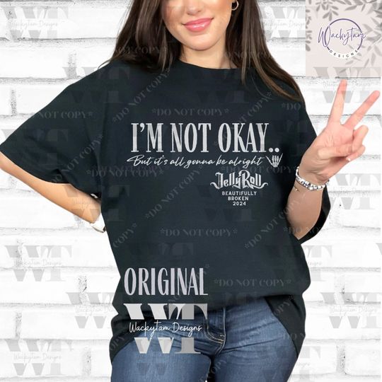 Discover Jelly Roll Beautifully Broken Concert T-shirt
