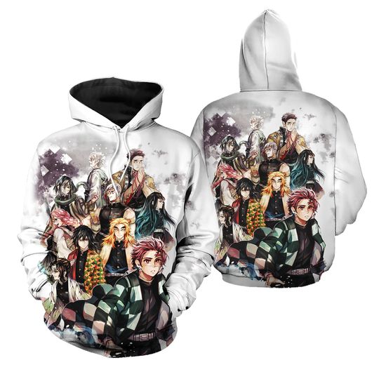 Discover demon: Kimetsu no Yaiba Anime 3D Hoodie