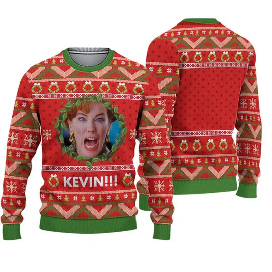 Discover Kevin!!! Home Alone Ugly Unisex Christmas Sweater