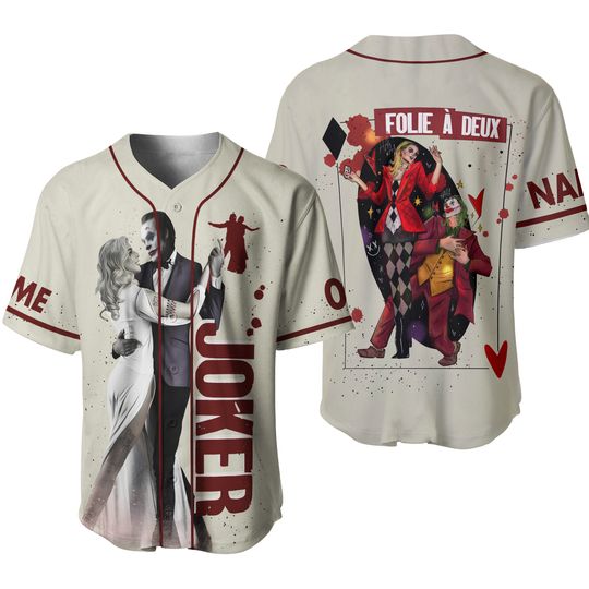Discover Personalized Joker Folie A Deux The Movie Baseball Jersey