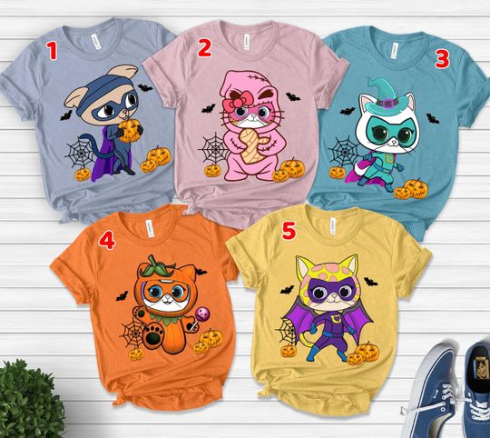 Discover Super Kitties Halloween Costume Shirt