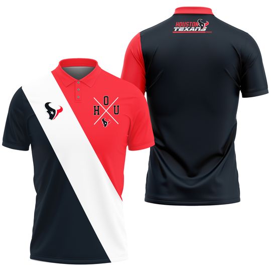 Discover Houston Football Polo Shirt