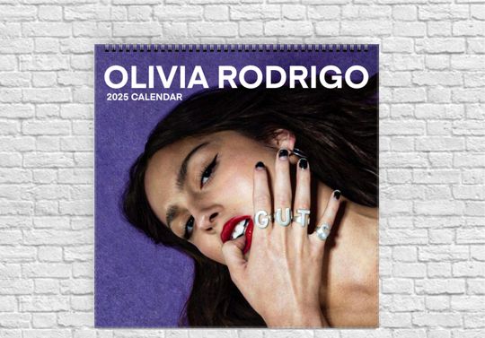 Discover Olivia Rodrigo 2025 Calendar, 2025 Calendar, Guts Tour