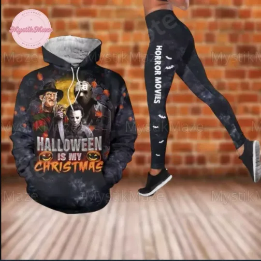 Discover Halloween Horror Night 3D HOODIE Legging Christmas Gift Halloween Gift