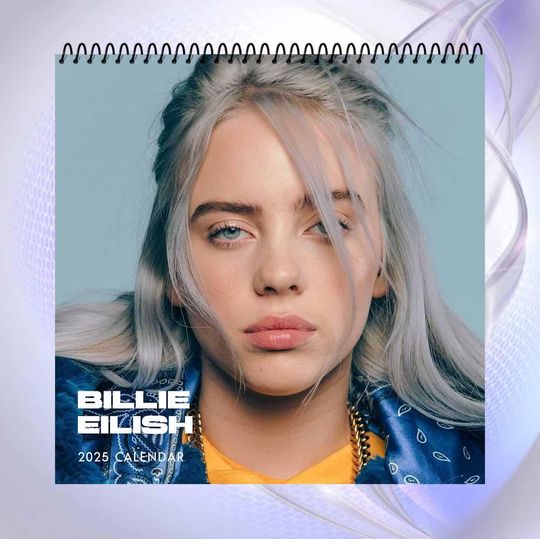 Discover Billie Eilish Calendar 2025, Gifts for Friends