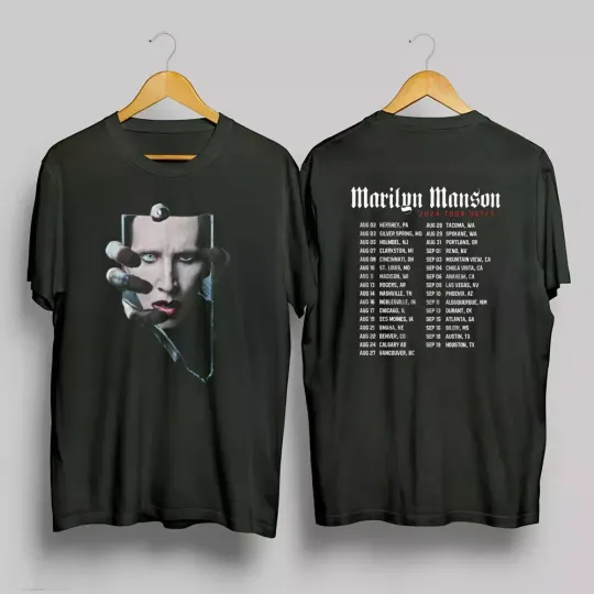 Discover Marilyn Manson Summer 2024 US Tour Unisex tee shirt