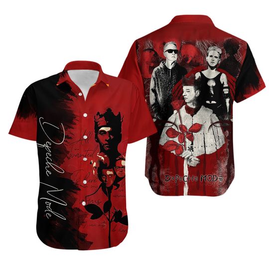 Discover Depeche Mode Hawaiian Shirt, Depeche Mode 2024 Shirt