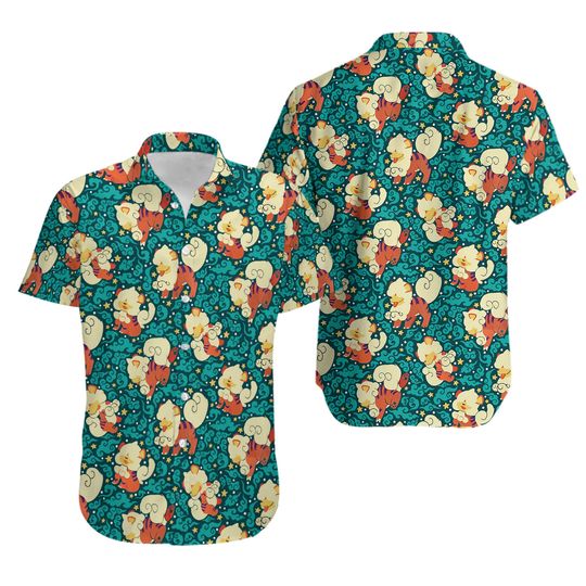 Discover Growlithe Hawaiian Shirt Hisuian Growlithe Button Up Shirt Gift