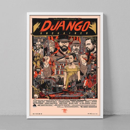 Discover Django Unchained Movie Poster Classic Film Poster