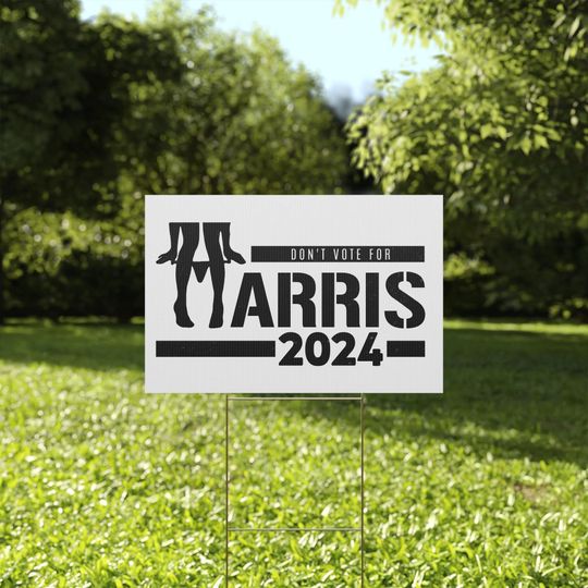 Discover TRUMP Political Yard Sign, Anti Kamala Harris Yard Sign