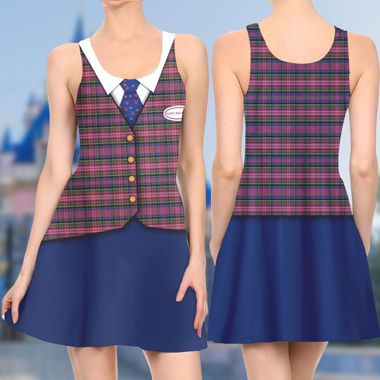 Discover Cast Member 3D Cosplay Costume Skater Dress, Amusement Park Dress, Cast Member Dress