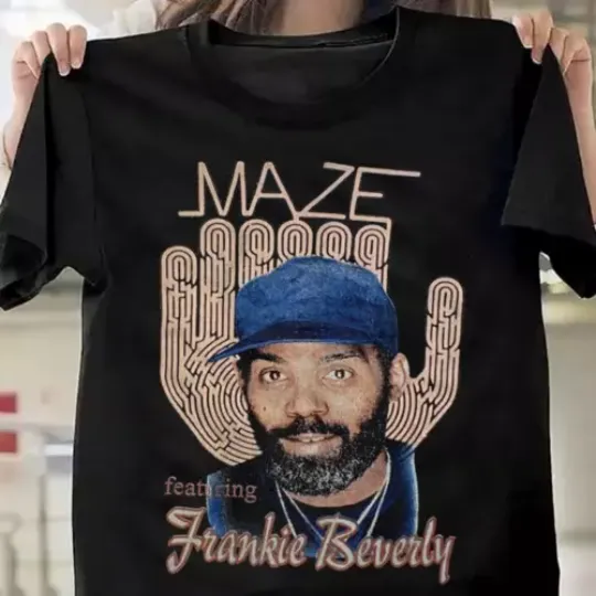 Discover Vintage 2001 Chopped Maze ft Frankie Beverly Black All Size Gift Shirt