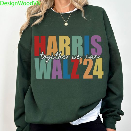 Discover Harris Walz Sweatshirt 2024