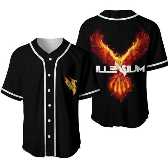 Discover Illenium Rave Music Festival Concert Baseball Jerseys