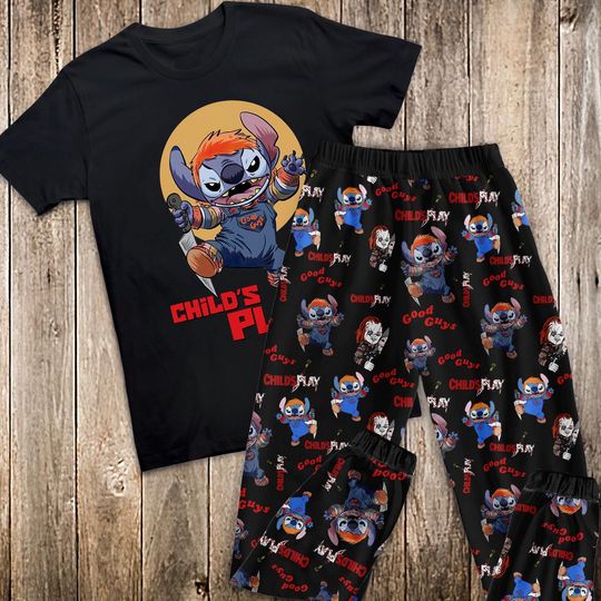 Discover Chucky Horror Movie Pajamas Set, Chucky Halloween Pajamas Set