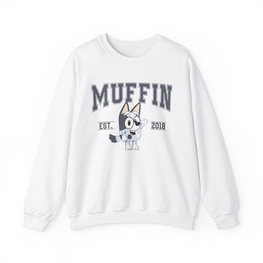 Discover Muffin BlueyDad Unisex Heavy Blend Crewneck Sweatshirt