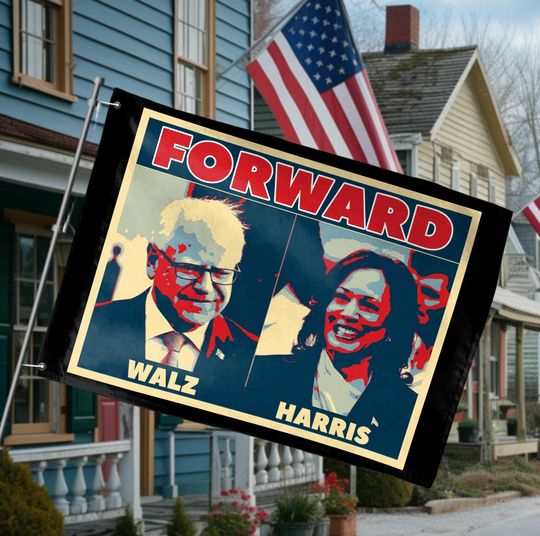 Discover Harris Walz 2024 Flag for President Election