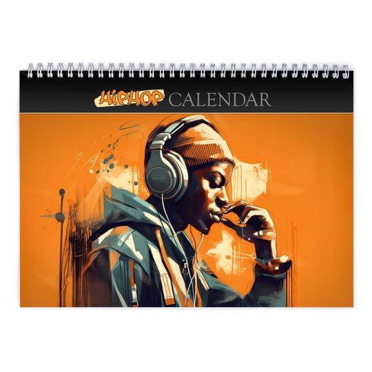 Discover Hip Hop 2025 Wall Calendar