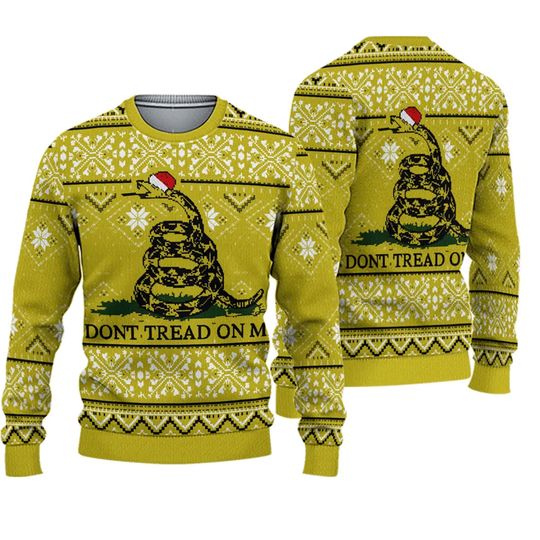 Discover Gadsden flag sweater, Dont tread on me sweater
