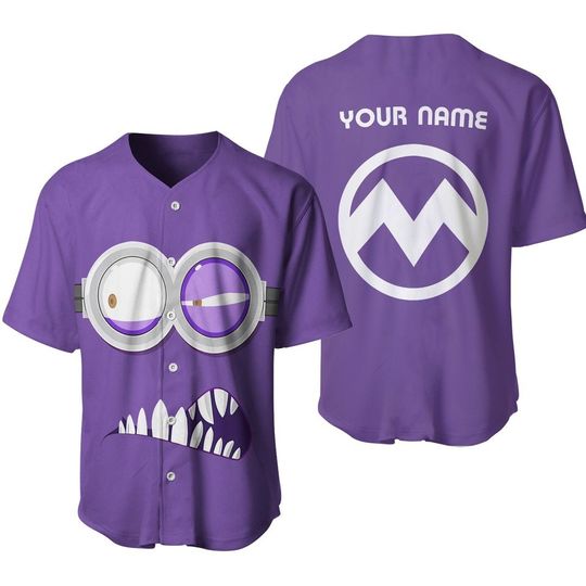 Discover Personalize Minions Purple Evil Minion, Personalized Collection Jersey