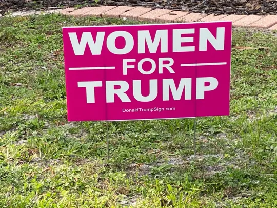 Discover Women For Trump 2024...MAGA !  Yard Sign