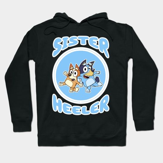 Discover Sister Heeler - BlueyDad - All Over Print Hoodie