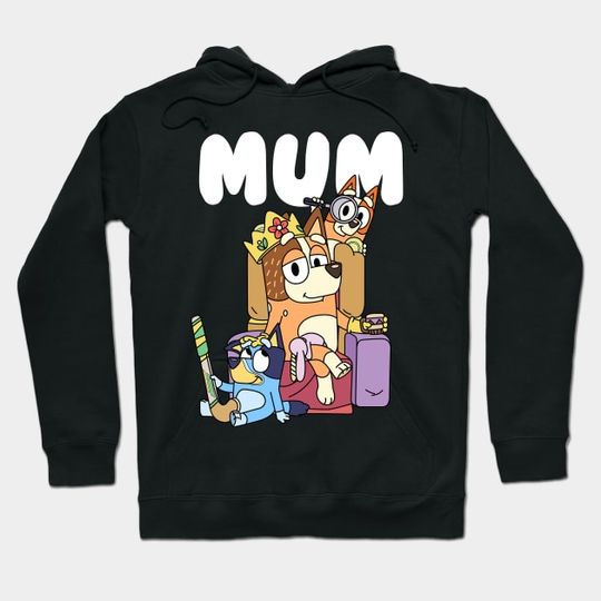 Discover mum queen style - Mum - All Over Print Hoodie