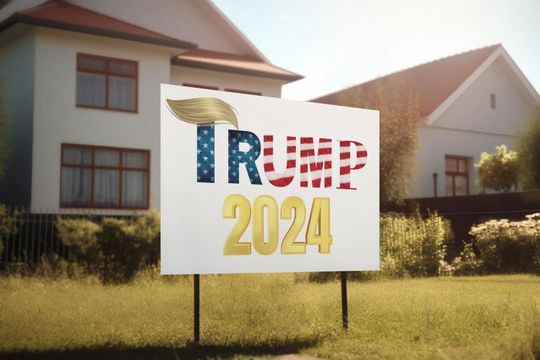 Discover Election 2024 Yard Sign - Trump Support