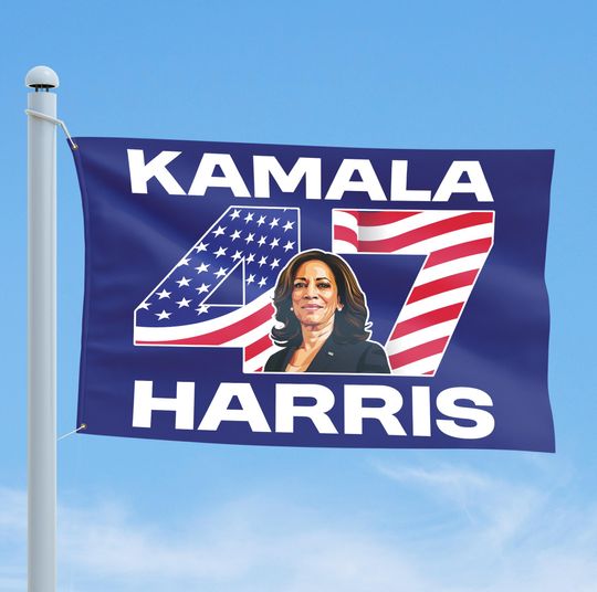 Discover Kamala Harris 47 President House Flag, Bye Biden Flag, Harris 2024, Election 2024 Flag