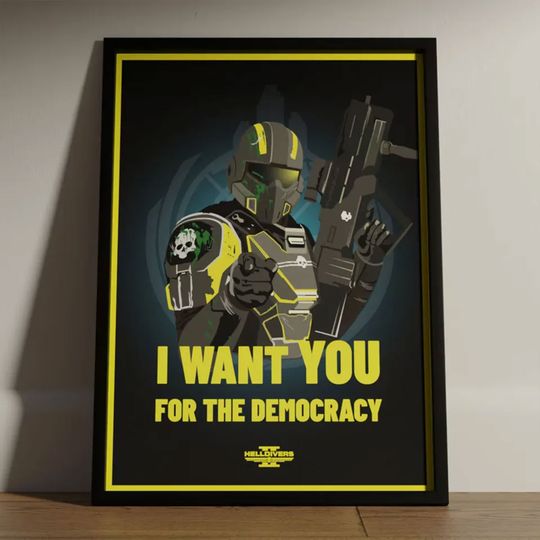 Discover Helldivers 2 Game Poster