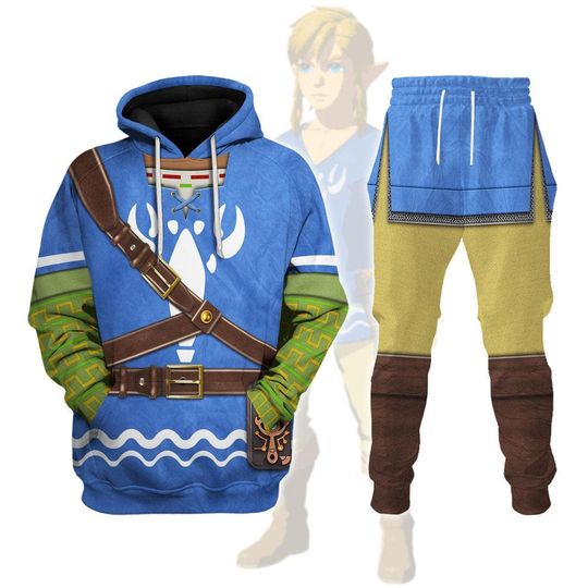 Discover Halloween Link Zelda Wind Waker Costume Hoodie Jogger, Zelda Outfit