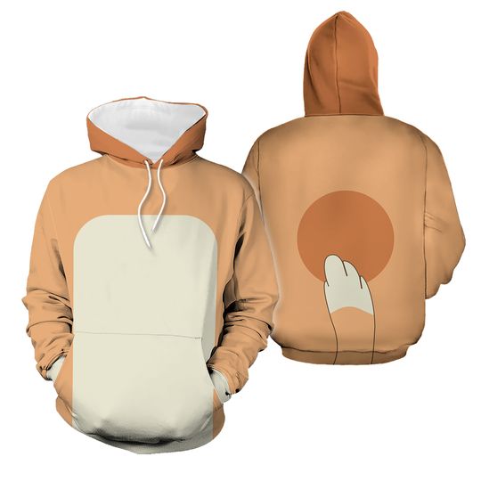 Discover Cute BlueyDad Dog 3D Hoodie