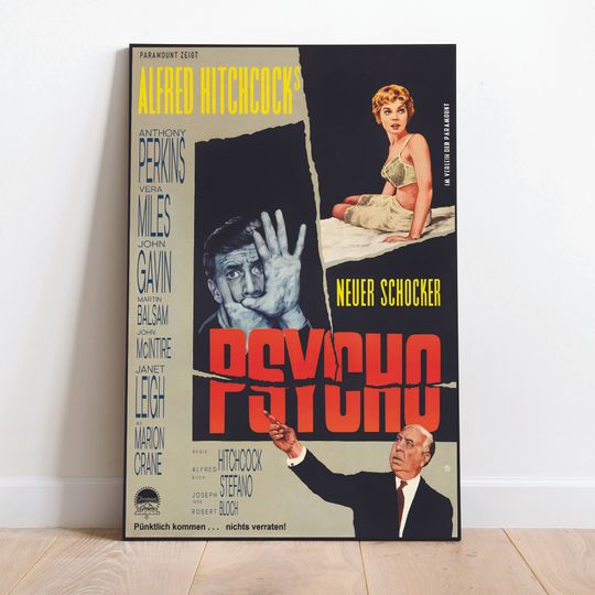 Discover Psycho 1960 Premium Matte Vertical Poster