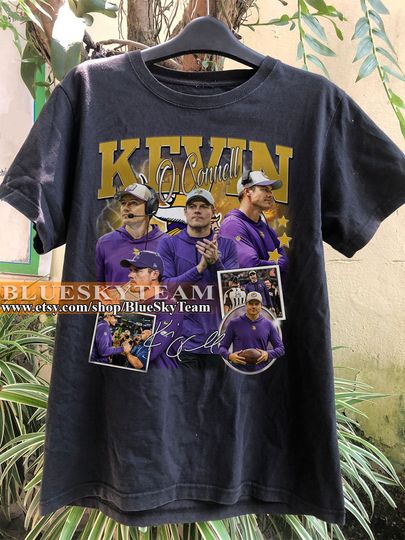 Discover Kevin O Connell Shirt Vintage 90s Design Bootleg Gift Fans Tshirt Vintage Sport America Homage Classic Graphic Tee Unisex, Kevin O Connell