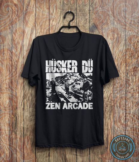 Discover Vintage Husker Du Zen Arcade T-Shirt - Rock Band Merch
