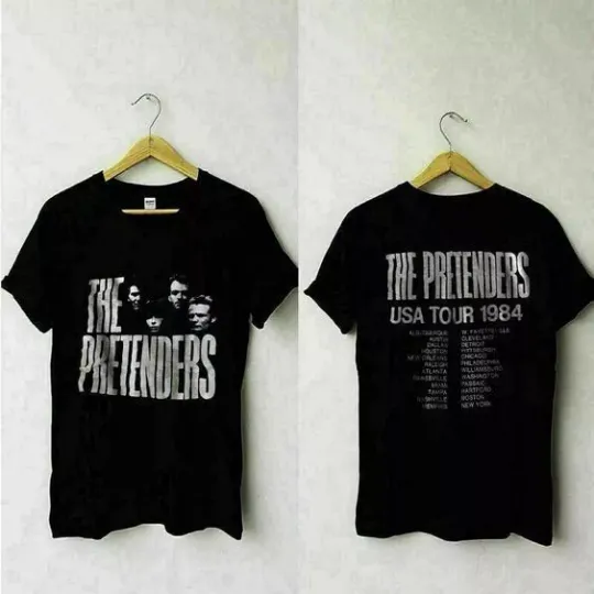 Discover Vintage 1984 The Pretenders Usa Tour T-Shirt Gift For Fans