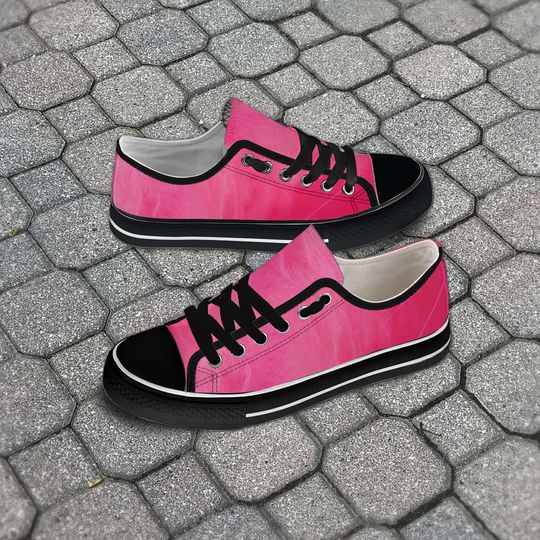 Discover Barbie Hot Pink Women's Low Top Sneakers