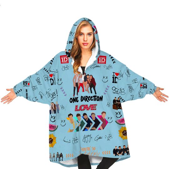 Discover One Direction Fleece Blanket Hoodie, 1D Fleece Hoodie