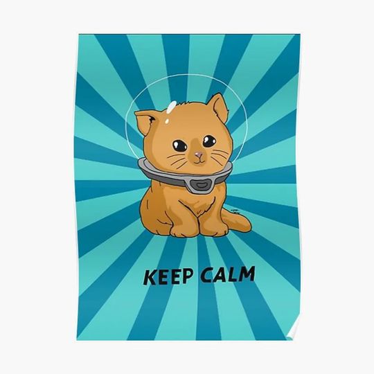 Discover Keep Calm poster subnautica Premium Matte Vertical Poster