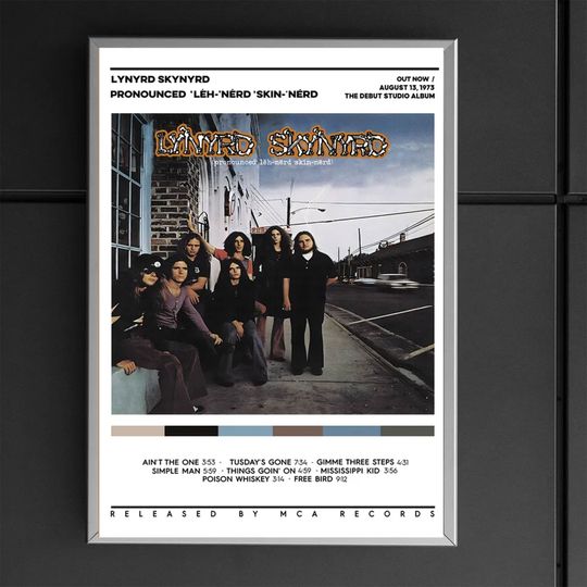 Discover Lynyrd Skynyrd - Pronounced 'Lh-'nrd 'Skin-'nrd Album Poster