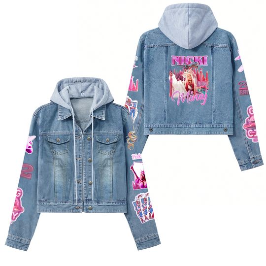 Discover Nicki Minaj Pink Friday 2 Denim Jacket