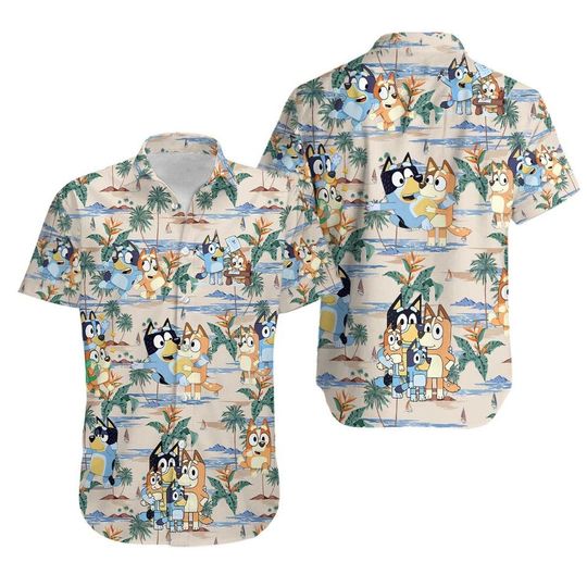 Discover BlueyDad Hawaiian Shirt, Kids Hawaiian